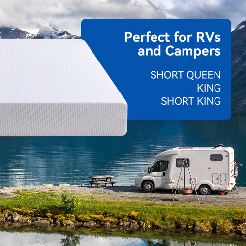 Alwyn Home Pacifica 10'' Medium Gel Memory Foam RV Mattress Wayfair